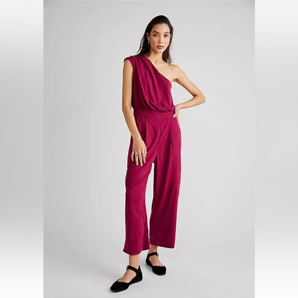 NEW Free People Avery Jumpsuit in Purple